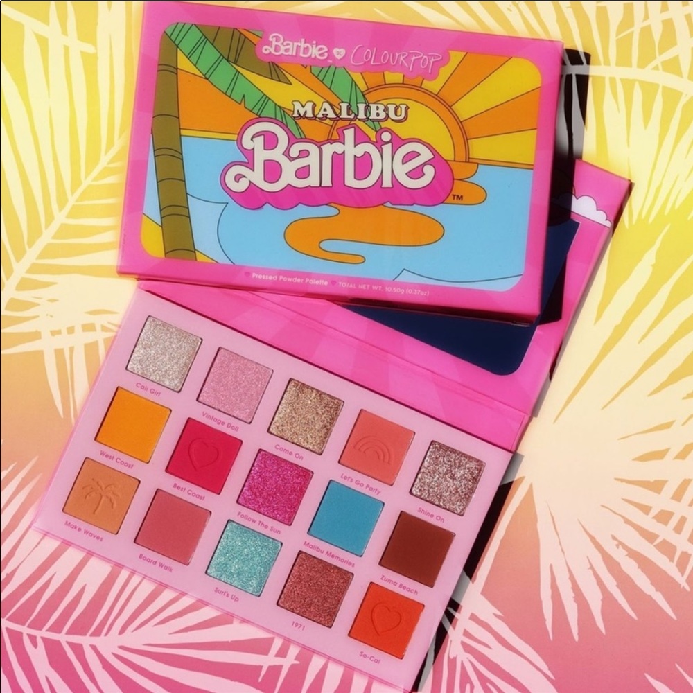NWT EYESHADOW PALETTE ColourPop MALIBU BARBIE - Picture 7 of 9